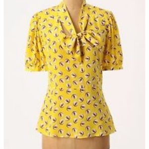 {Anthropologie} Girls From Savoy blouse